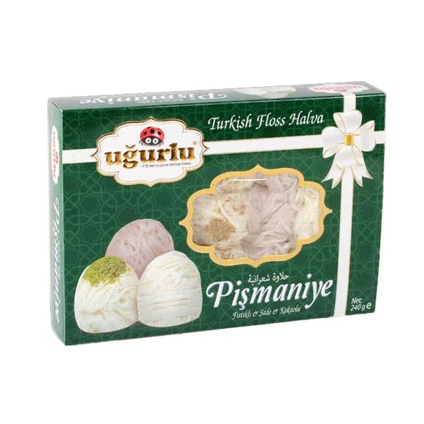 Ugurlu, Vanilyali Pismaniye, Vanilla Flavored Pismaniye, 240g