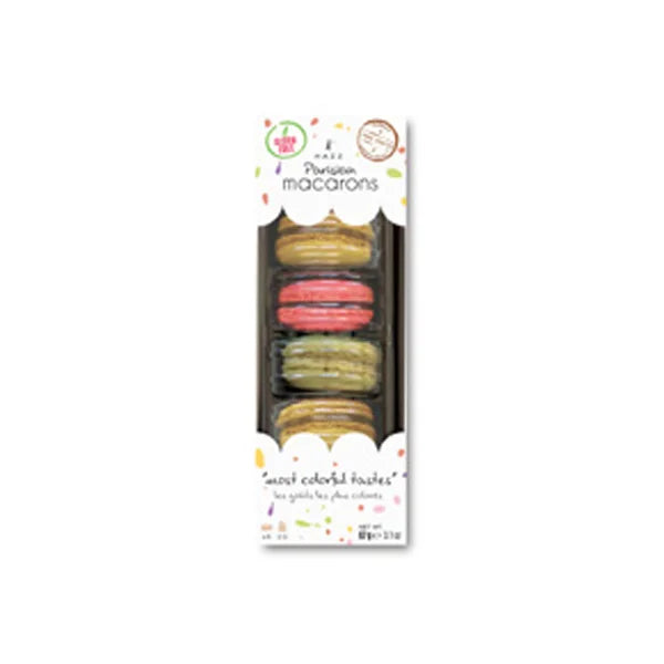 Macaron, Like 1 (Pistachio-Banana-Strawberry), 12 6pcs