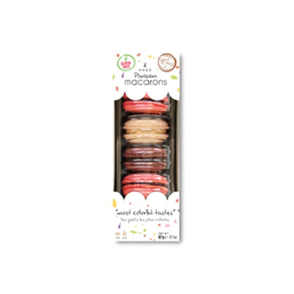 Macaron, Like 2 (Chocolate-Raspberry-Vanilla), 12 pcs