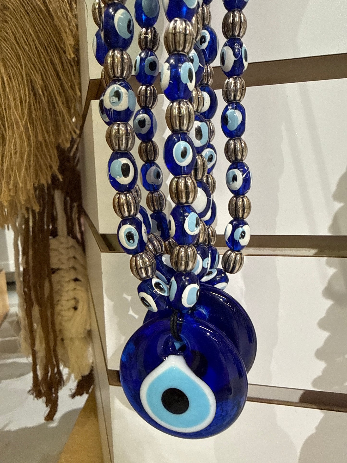 Evil eye beads wall decor