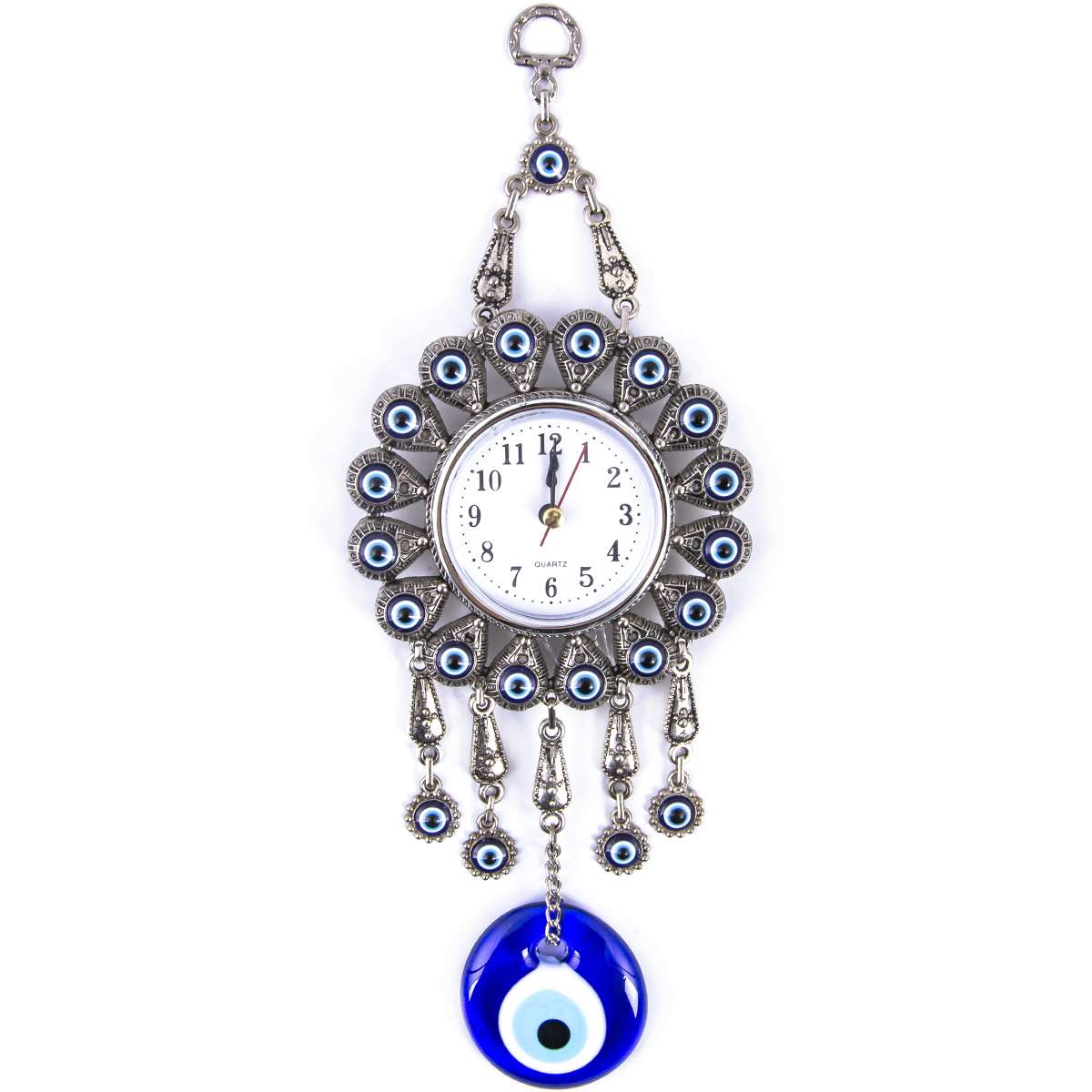 METAL CLOCK EVIL EYE M