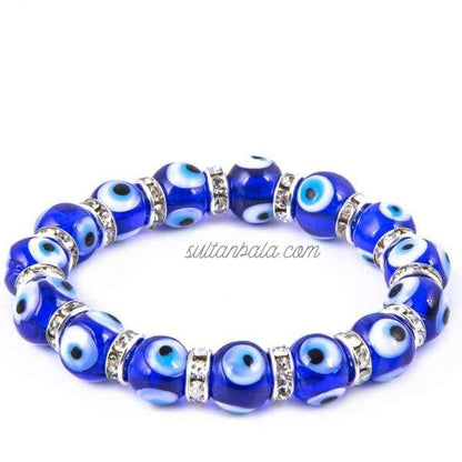 10 mm Glass  Lucky Eye Bracelet