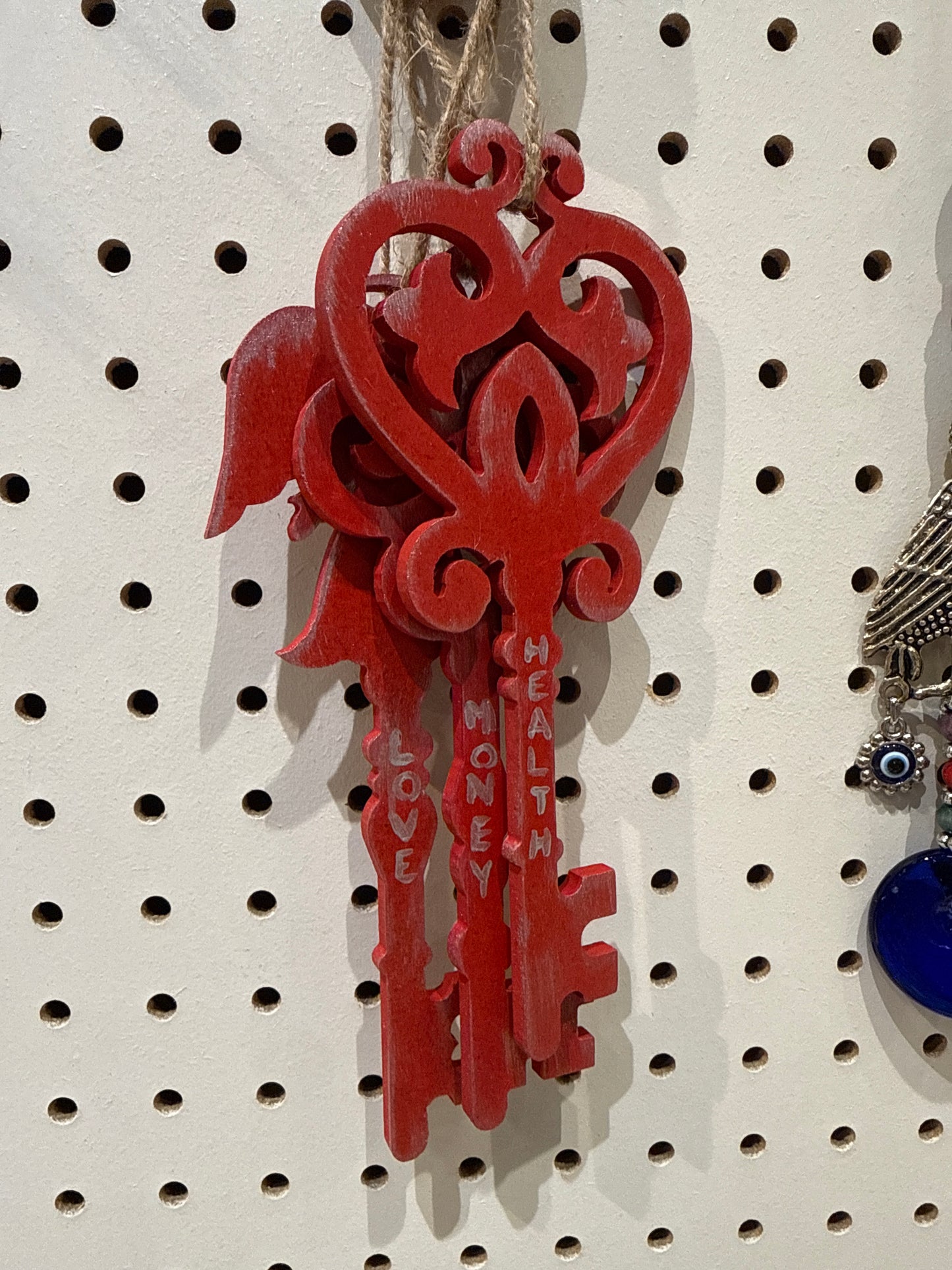 Wooden wings key handmade wall hanger S set
