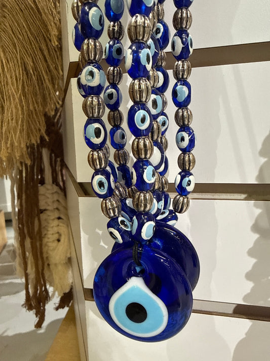 Evil eye beads wall decor