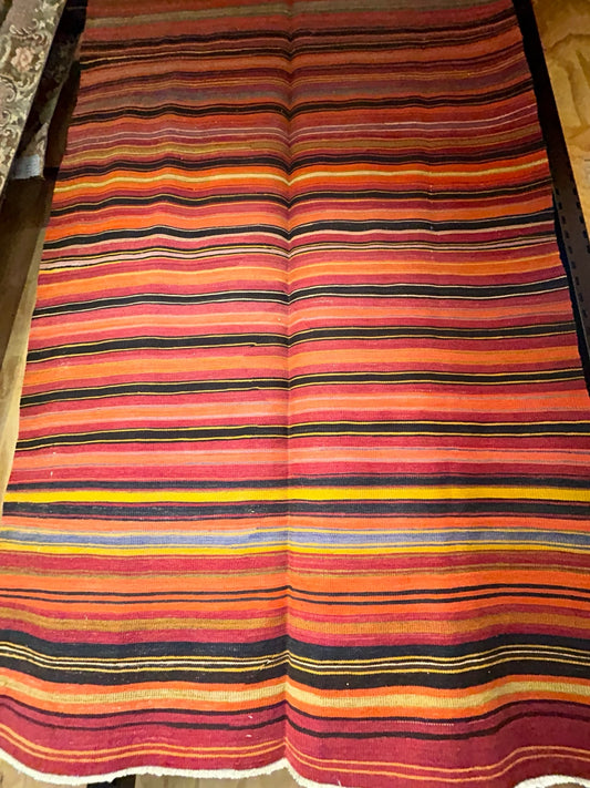 no 2 - Carpet and Rug-10.9x5.4 (Sivas Striped Kilim)
