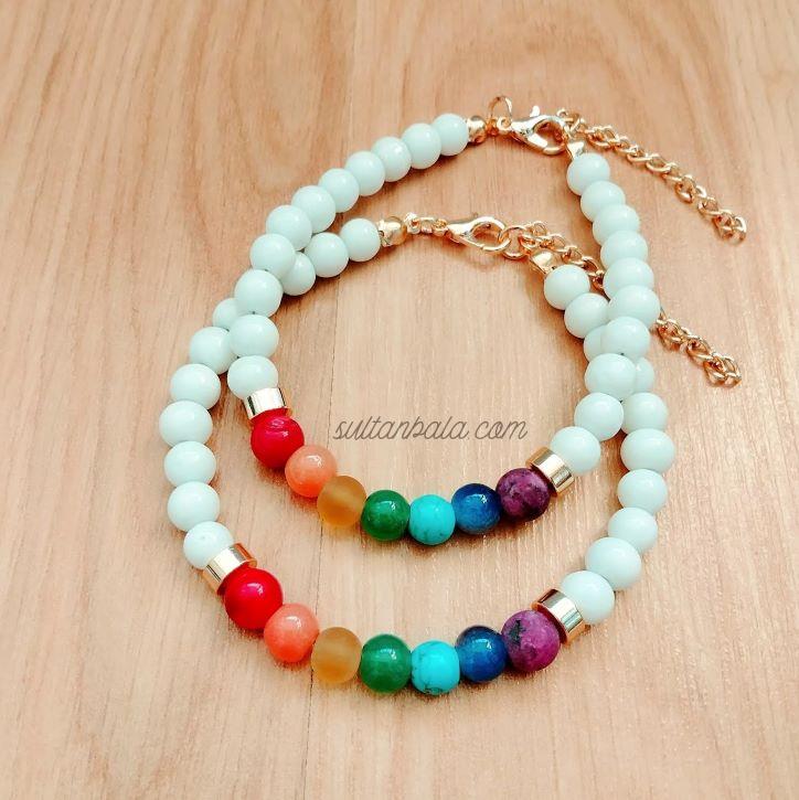 Gemstone Chakra Bracelet for female
