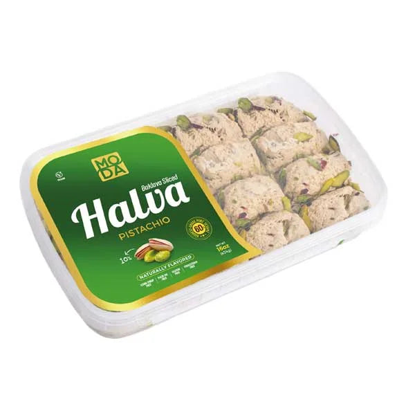 Moda Pistachio halva, 1lbx12pcs