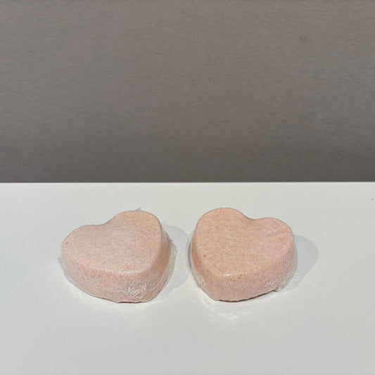 Handmade Heart Shaped Bath Bombs