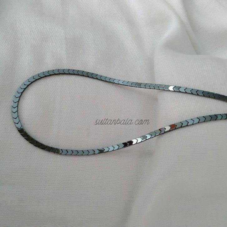 Minimalist Hematite Unisex Necklace