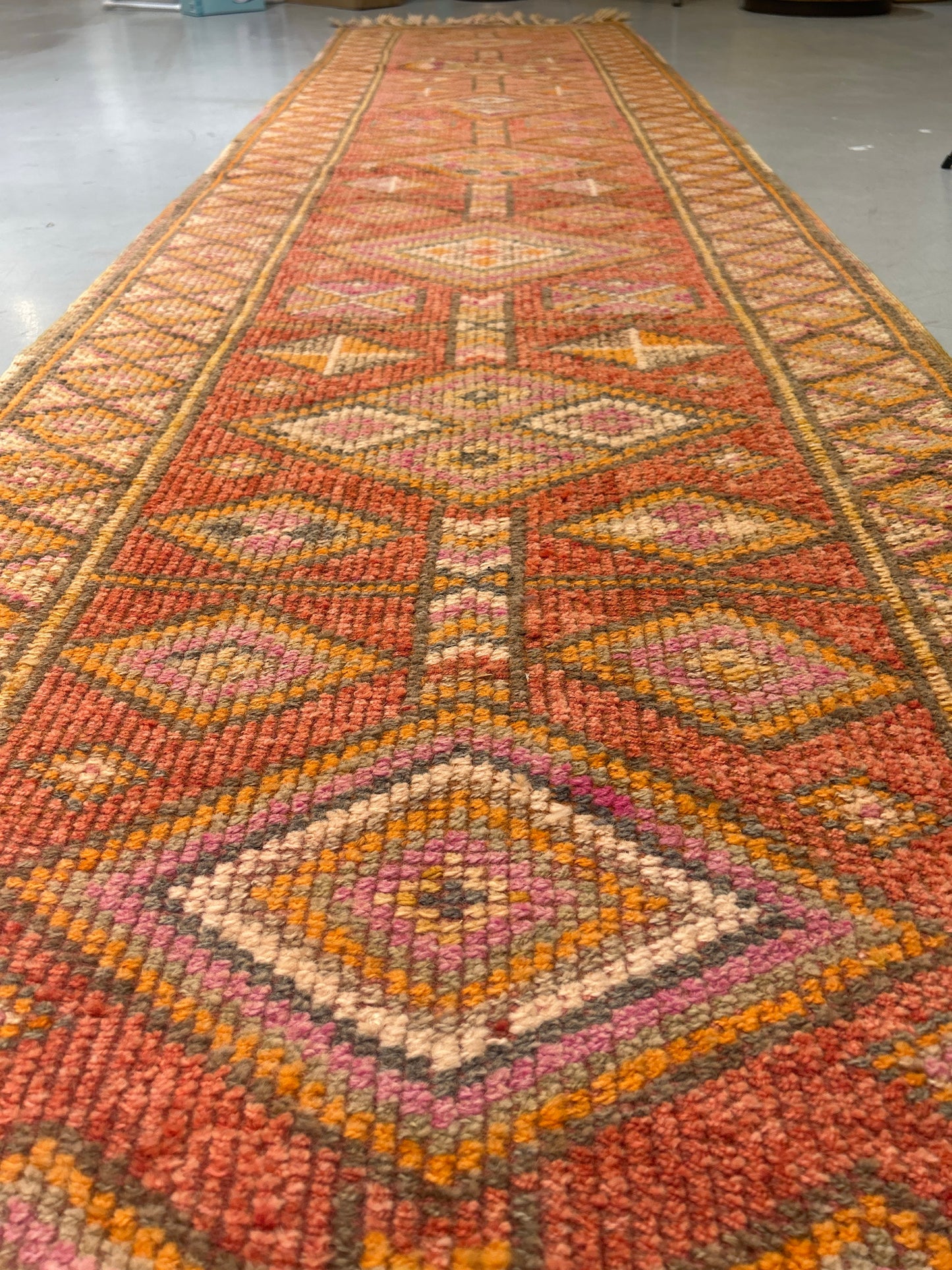 no 17  - Carpet and Rug-2.11x11.6 (Herki Anatolian Runner)