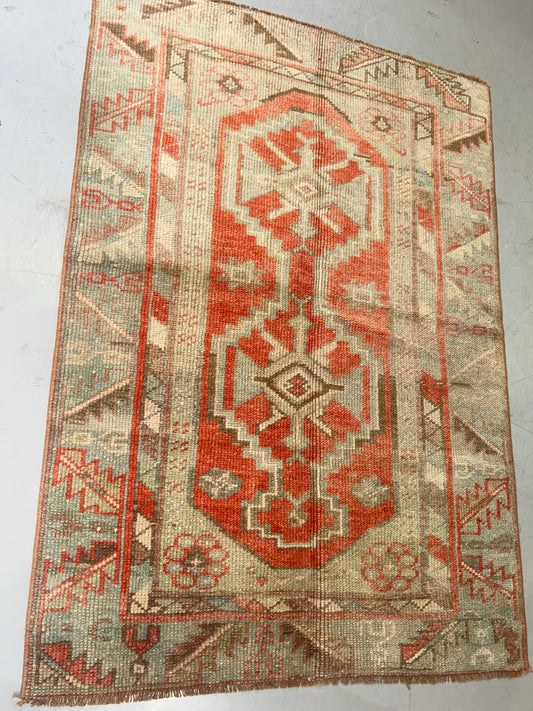 Vintage Sivas–Konya Anatolian Rug No. 19 – 3’ x 4.3’
