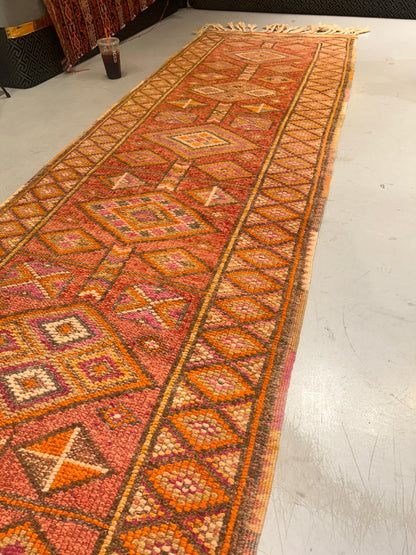 no 17  - Carpet and Rug-2.11x11.6 (Herki Anatolian Runner)