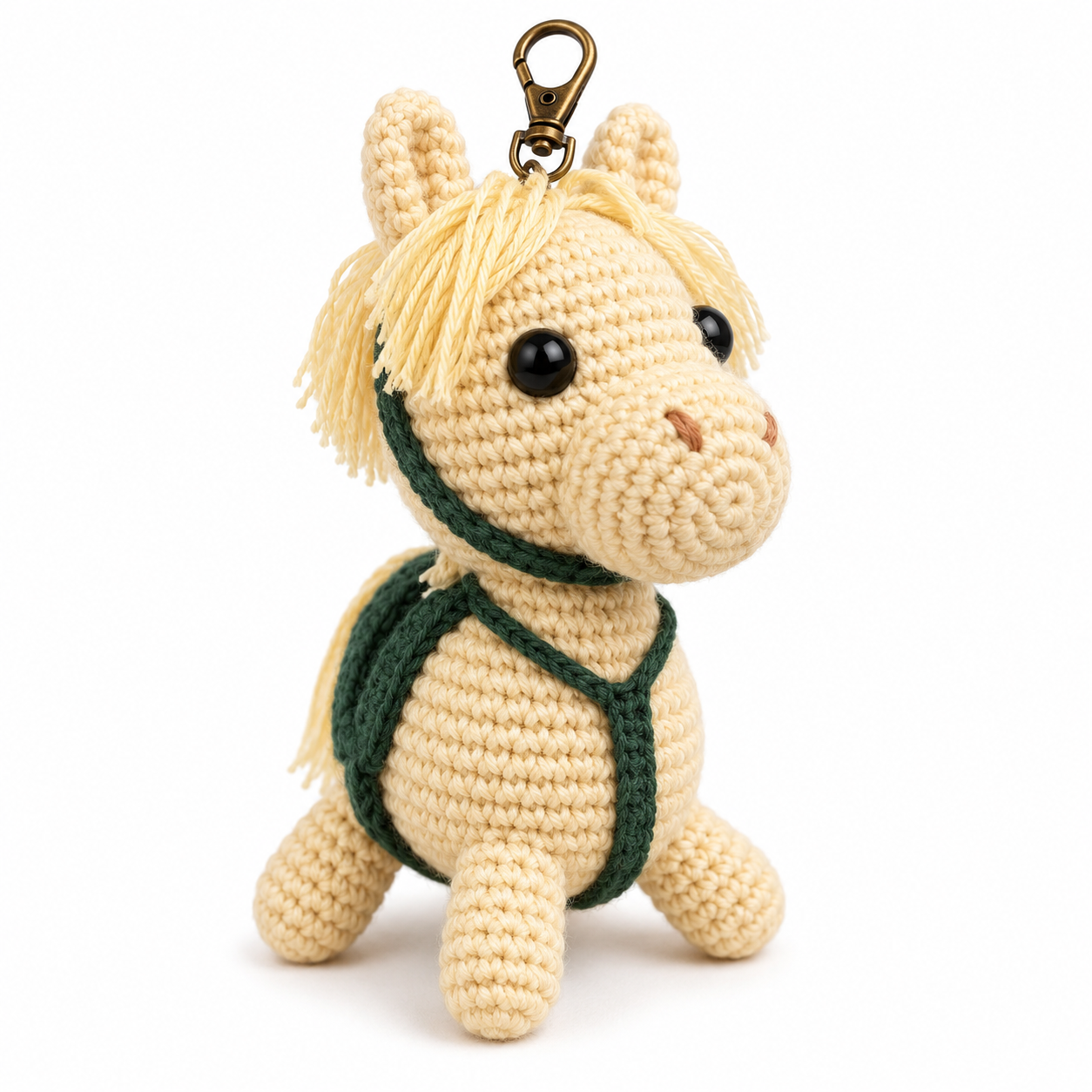 Handmade Crochet Horse Keychain | Amigurumi Horse Charm | Cute Bag Charm | Horse Lover Gift | Mini Plush Toy | Handmade Gift