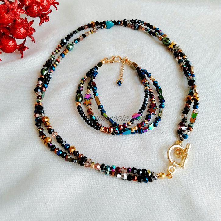 Hematite Flaring Set N-B