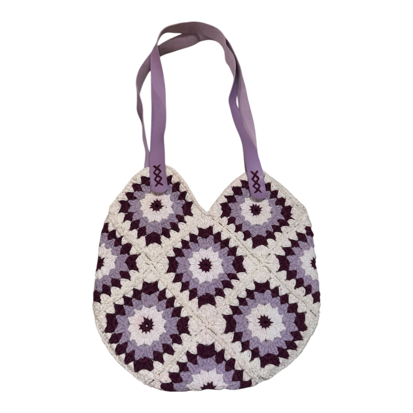 Crochet Granny Square Shoulder Bag