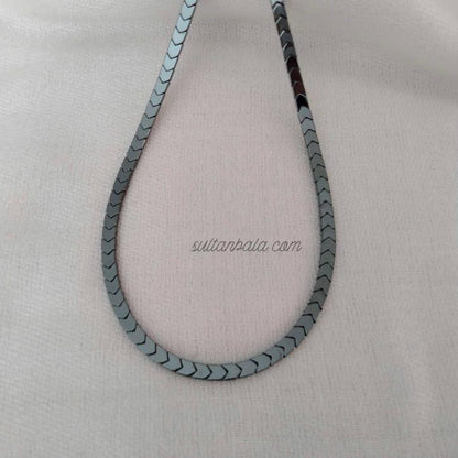 Minimalist Hematite Unisex Necklace