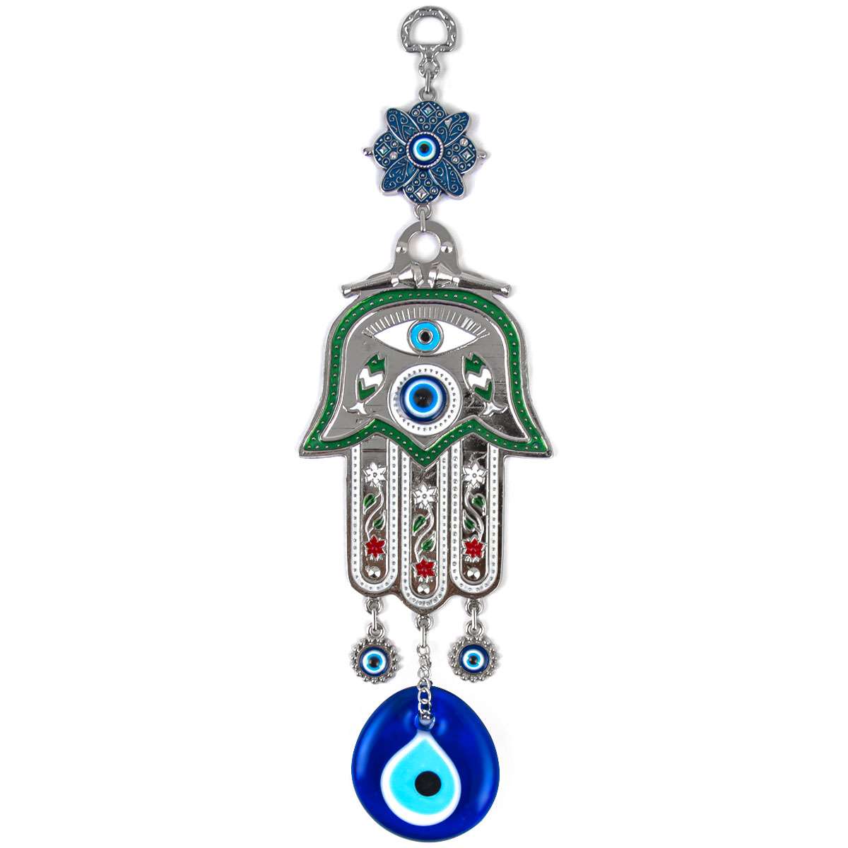 Metal Wall Decor Enamel Big Hamsa