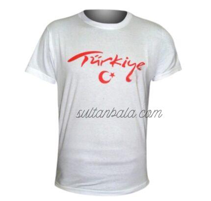 White Türkiye T-Shirt for Kids&Youth