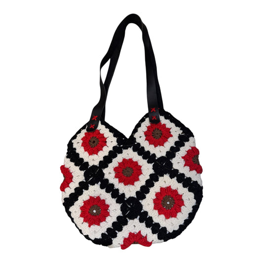 Crochet Granny Square Shoulder Bag