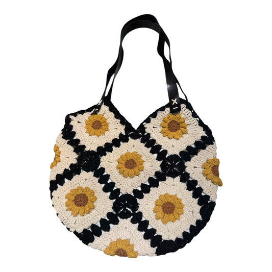 Crochet Granny Square Shoulder Bag