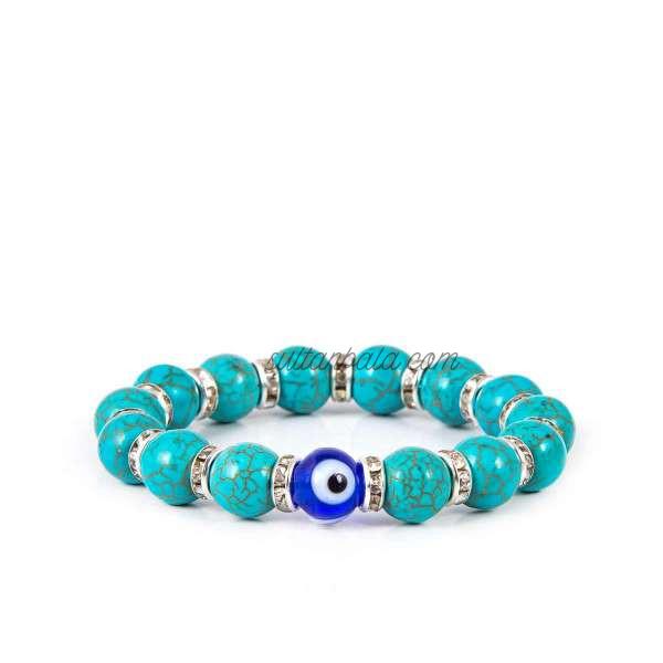 Turquoise Child evil eye