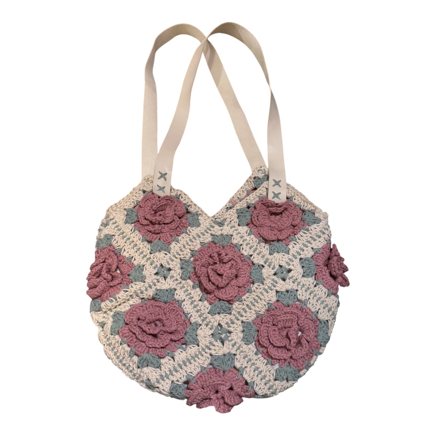 Crochet Granny Square Shoulder Bag