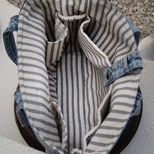 Adrian Marelli Recycled Denim Tote Bag