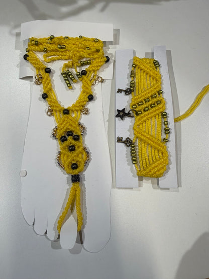 Barefoot Sandals 1 pcs and Anklet