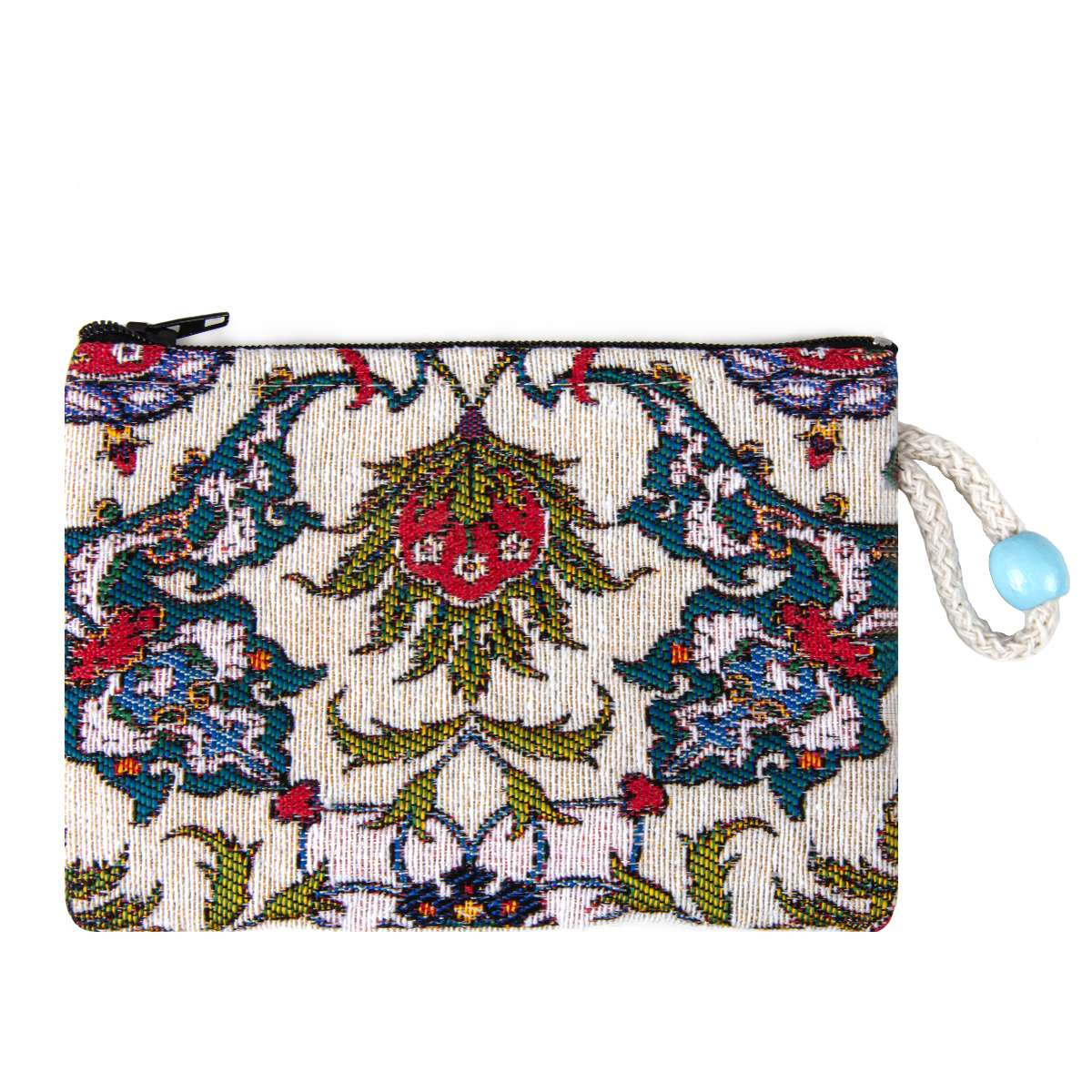 Turkish Inspired Midi Zipper Wallet | Evil Eye, Mandala & Iznik Tile Designs