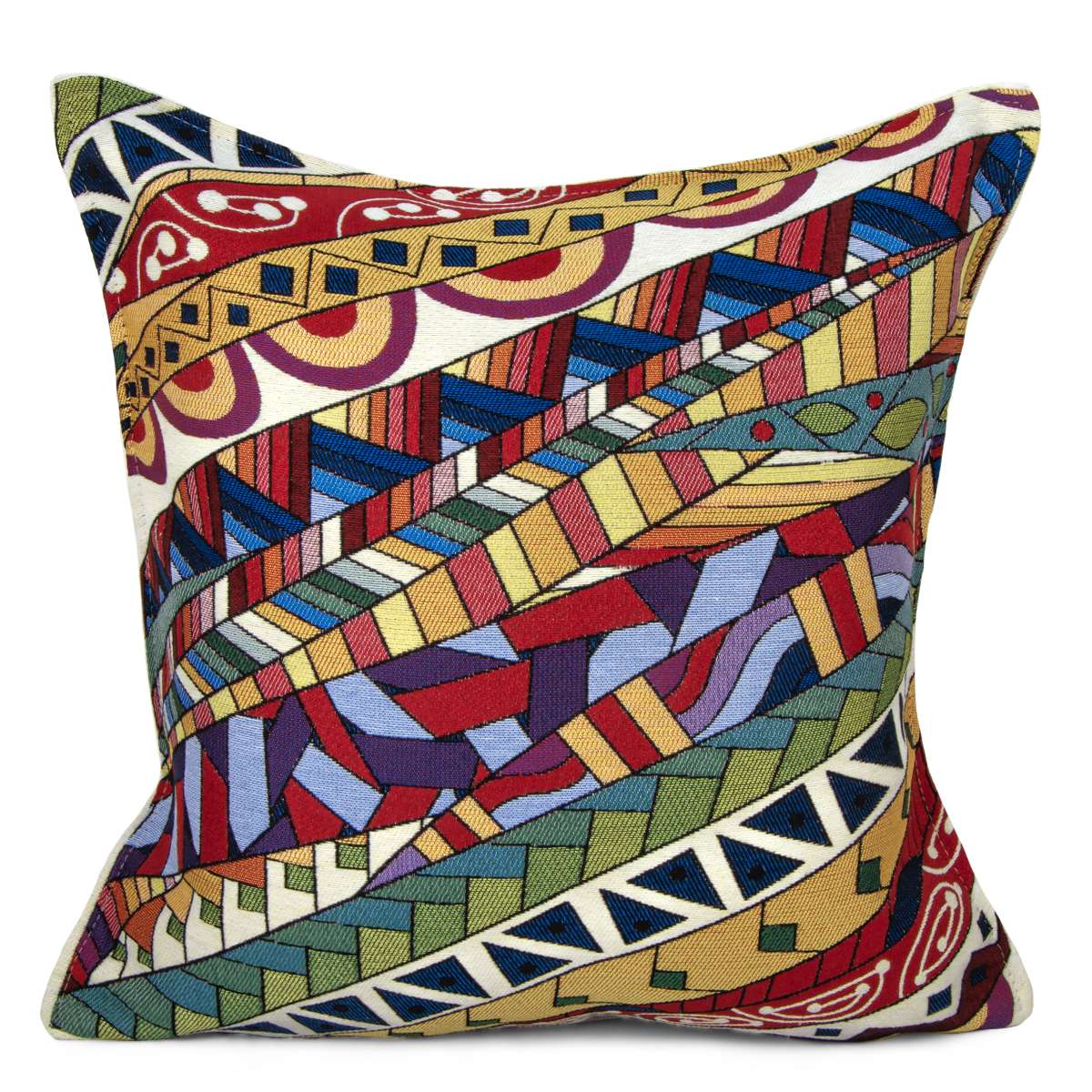 Ethnic Tapestry Pillow Cover 18x18 – Geometric & Turkish Inspired Designs