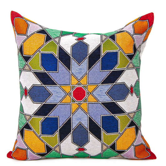 Ethnic Tapestry Pillow Cover 18x18 – Geometric & Turkish Inspired Designs