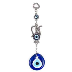 Evil Eye Pitcher Wall Hanging – Cast Zamak Metal | Assorted Colors
