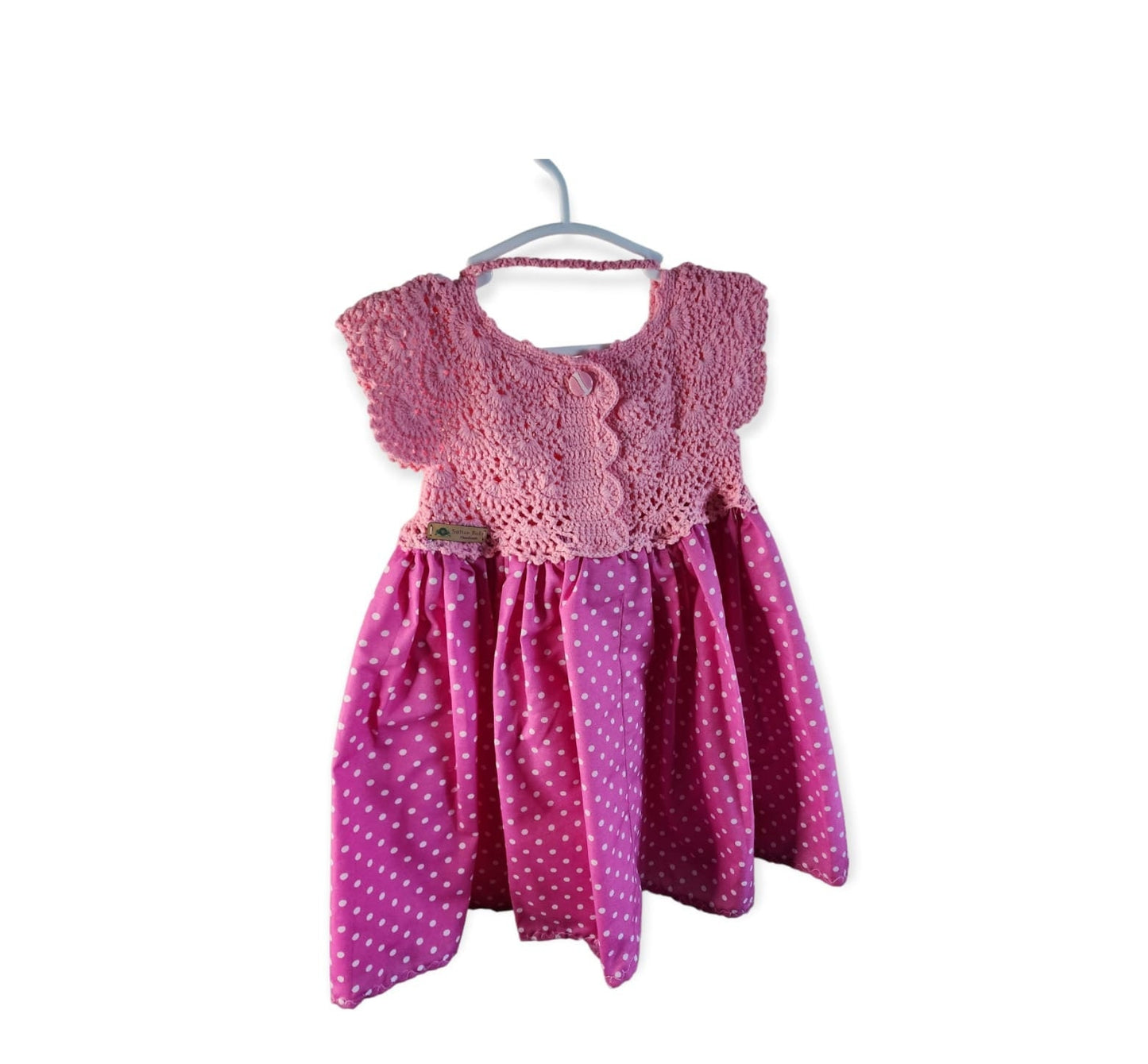 4 pcs Toddler Girls Dress Special  Set White Polka