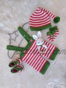 Christmas Outfit Baby Overalls Set, Newborn Newyear, Baby Santa Clause ,Christmas Baby