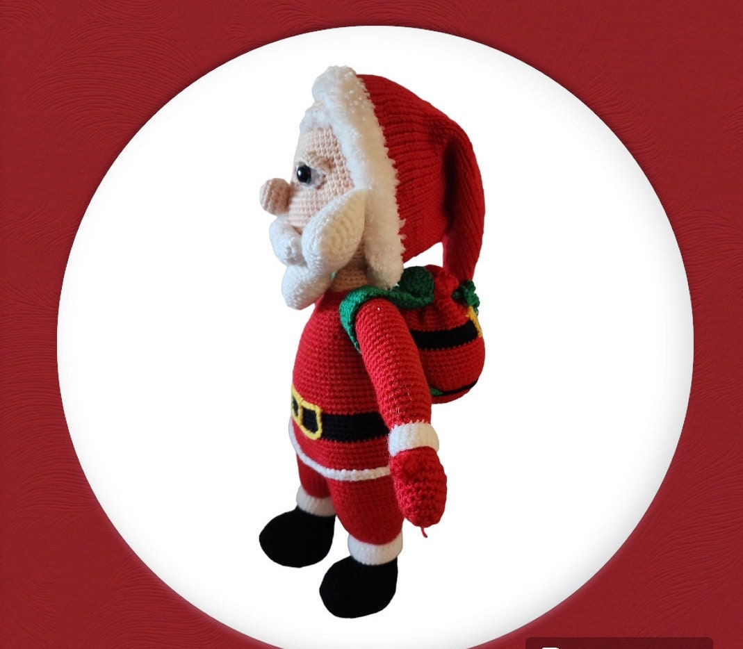 Christmas Amigurumi Santa Clause, Amigurumi Santa , Noel and newyear Gifts, Christmas Amigurumi Santa Home Decor