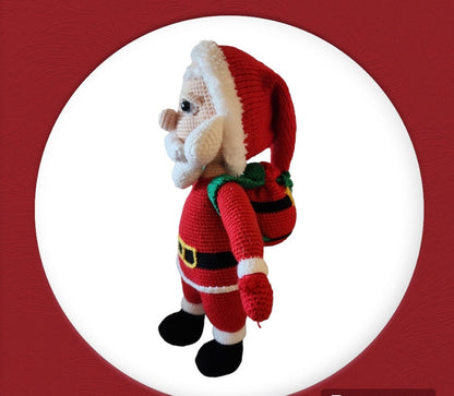 Christmas Amigurumi Santa Clause, Amigurumi Santa , Noel and newyear Gifts, Christmas Amigurumi Santa Home Decor