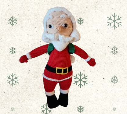 Christmas Amigurumi Santa Clause, Amigurumi Santa , Noel and newyear Gifts, Christmas Amigurumi Santa Home Decor
