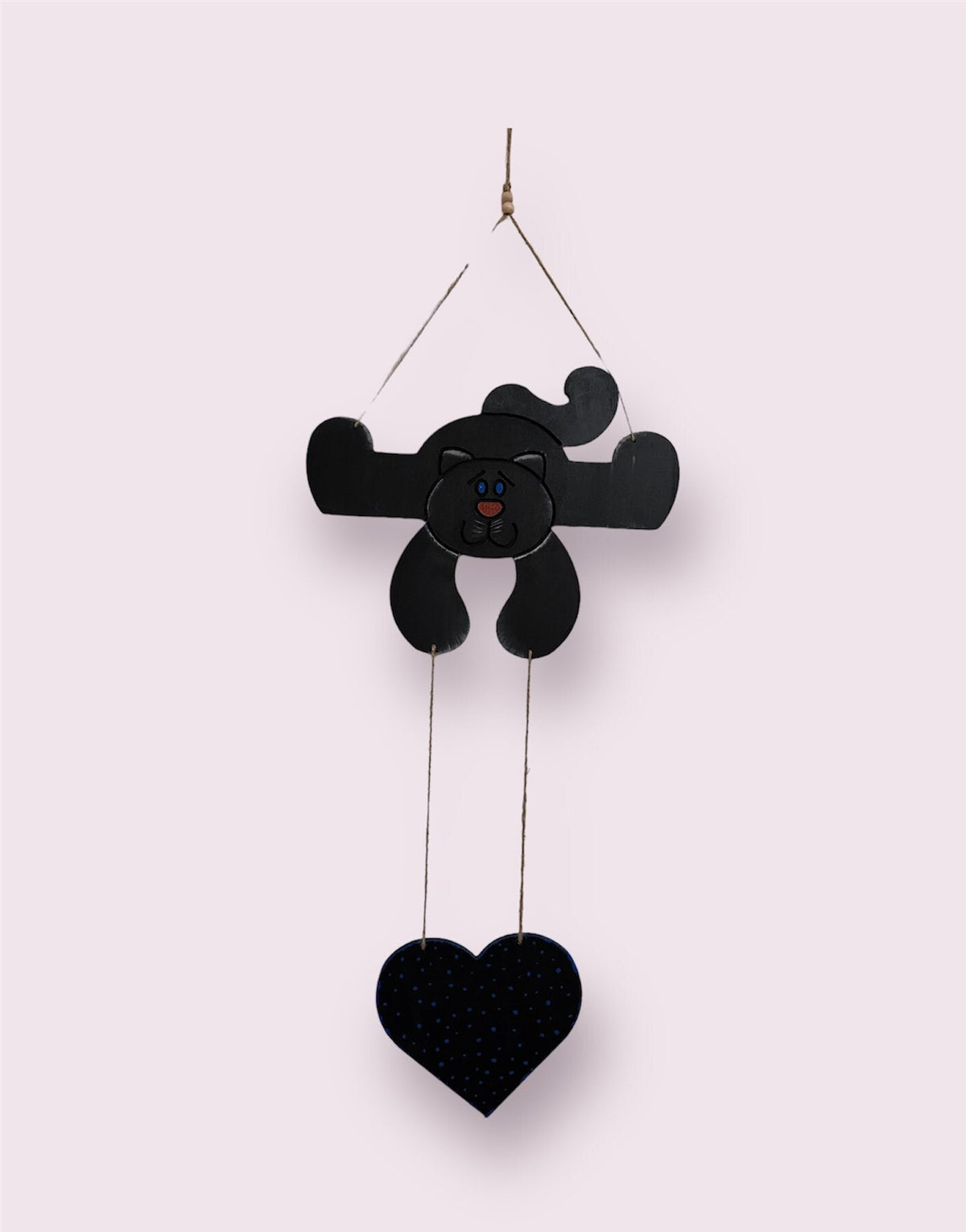 Cat and heart, Pet Wooden Home Decor,Wood Art