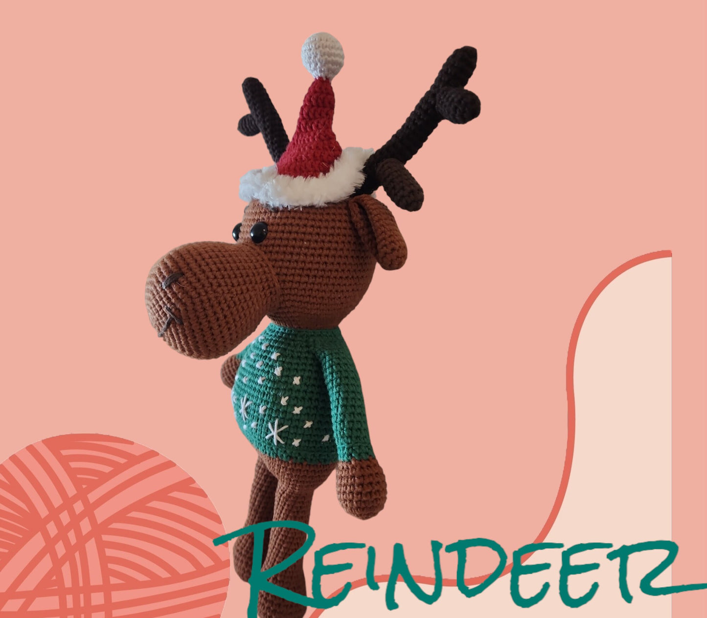 Christmas Amigurumi Reindeer | Noel Reindeer | Crochets Animal |Knitting Animal Toy