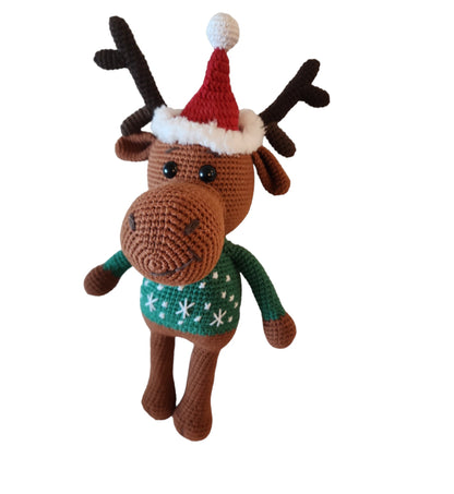 Christmas Amigurumi Reindeer | Noel Reindeer | Crochets Animal |Knitting Animal Toy