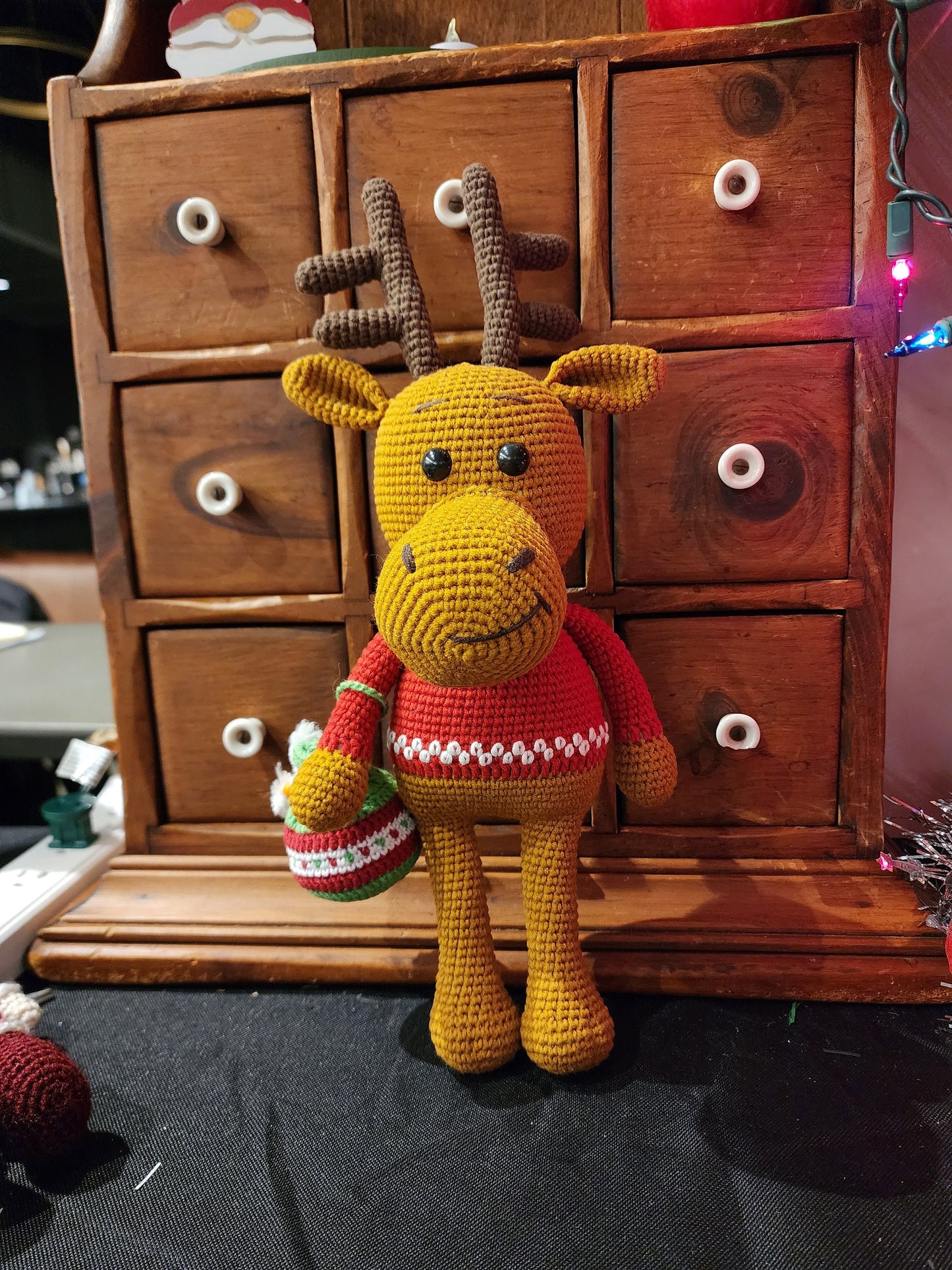 Christmas Amigurumi Reindeer | Noel Reindeer | Crochets Animal |Knitting Animal Toy