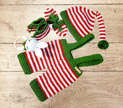 Christmas Outfit Baby Overalls Set, Newborn Newyear, Baby Santa Clause ,Christmas Baby