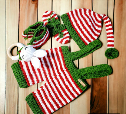 Christmas Outfit Baby Overalls Set, Newborn Newyear, Baby Santa Clause ,Christmas Baby