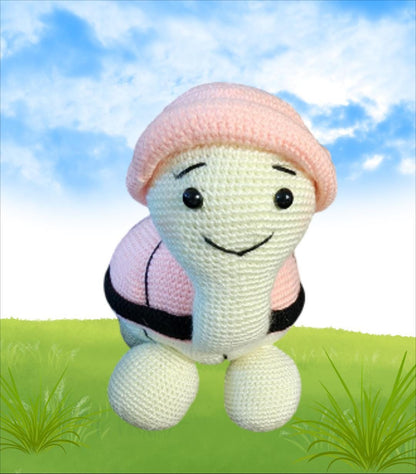 Amigurumi Toy , Pink Turtle Toy