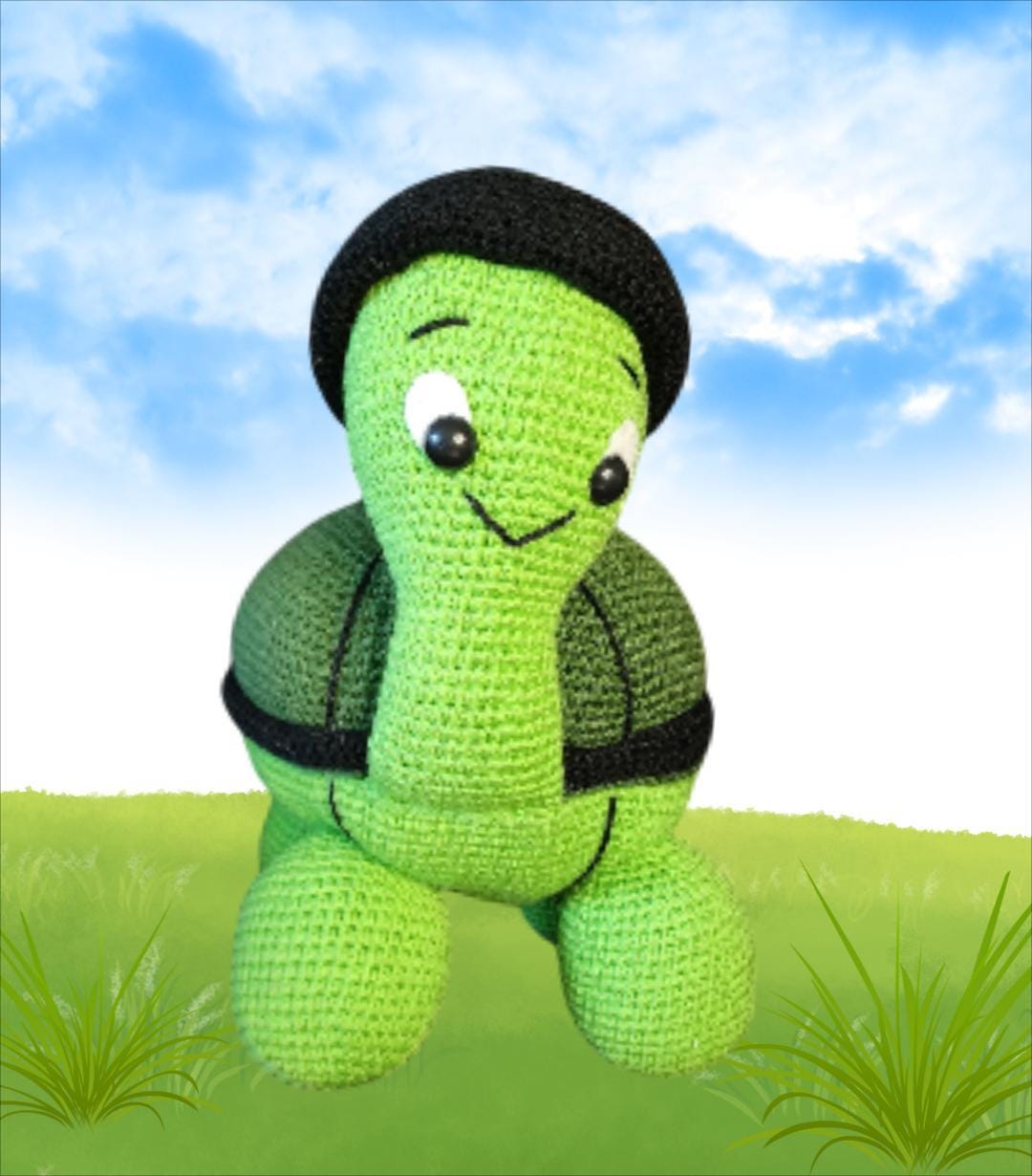 Amigurumi Turtle Toy, Turtle  Toy , Green Turtle