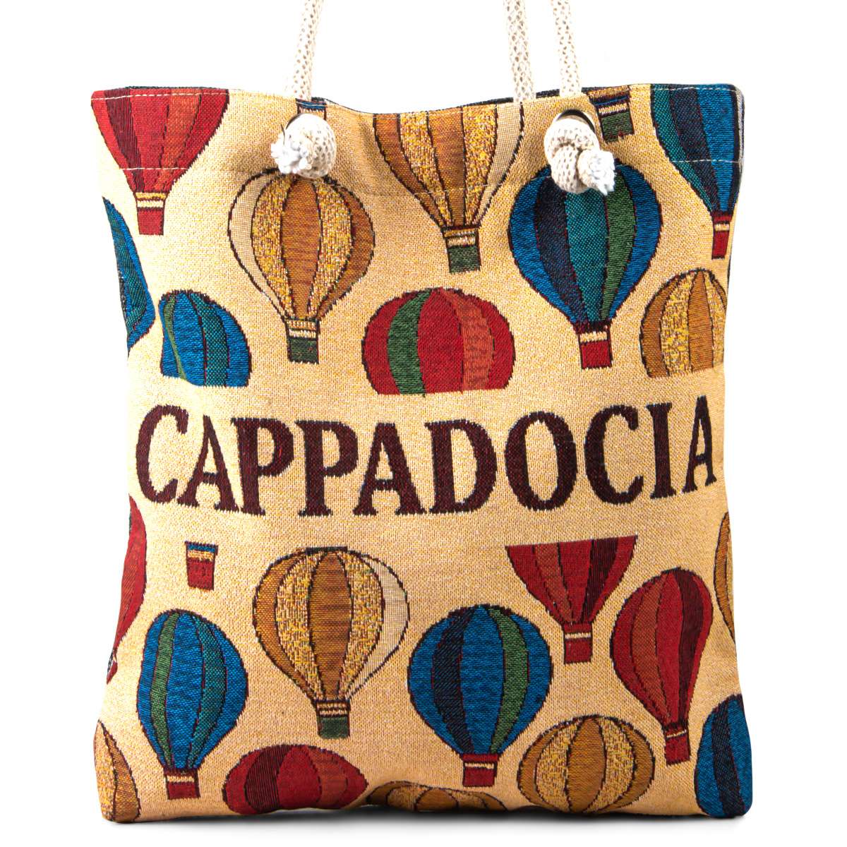 Cappadocia Evil Eye & Balloons Tote Bag