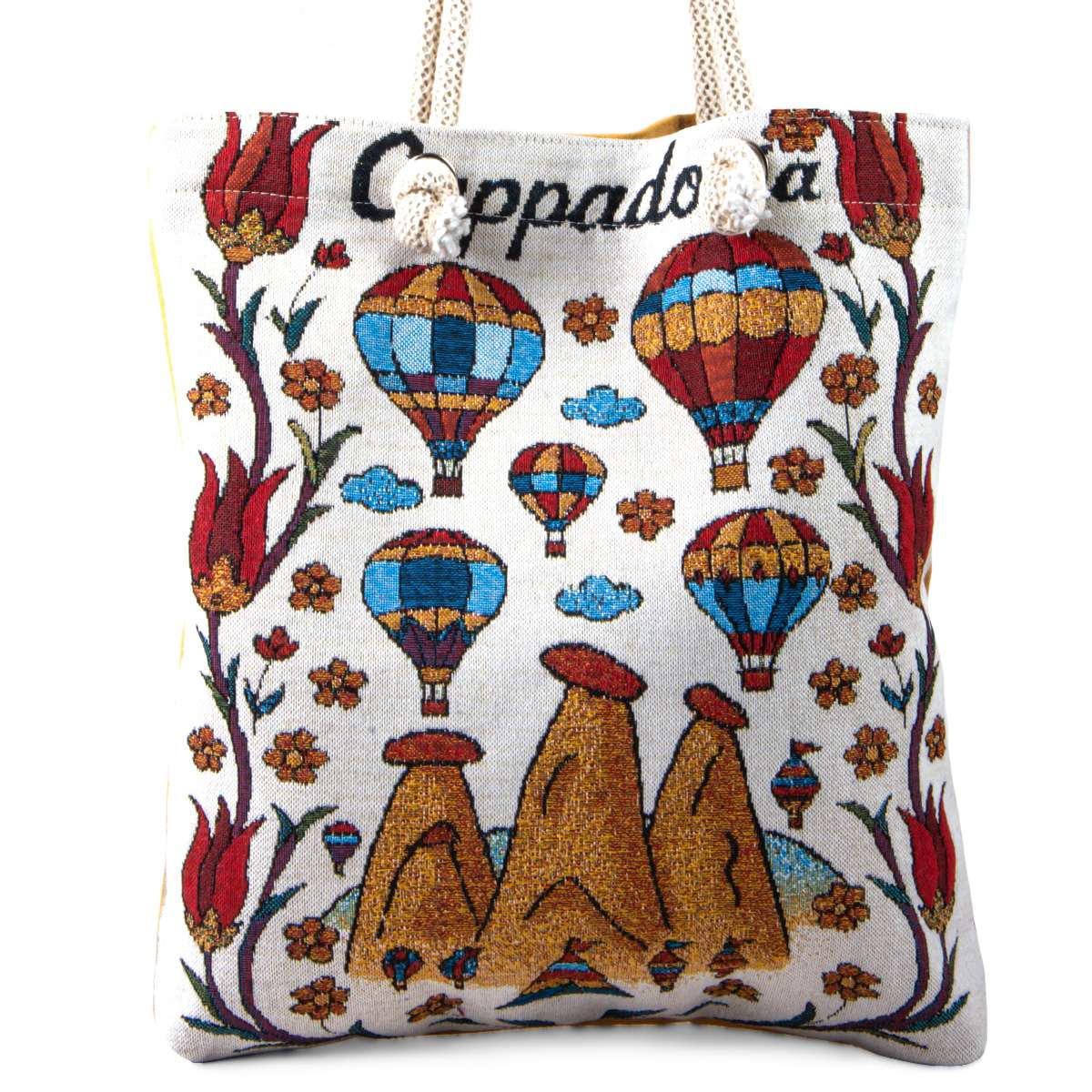 Cappadocia Evil Eye & Balloons Tote Bag