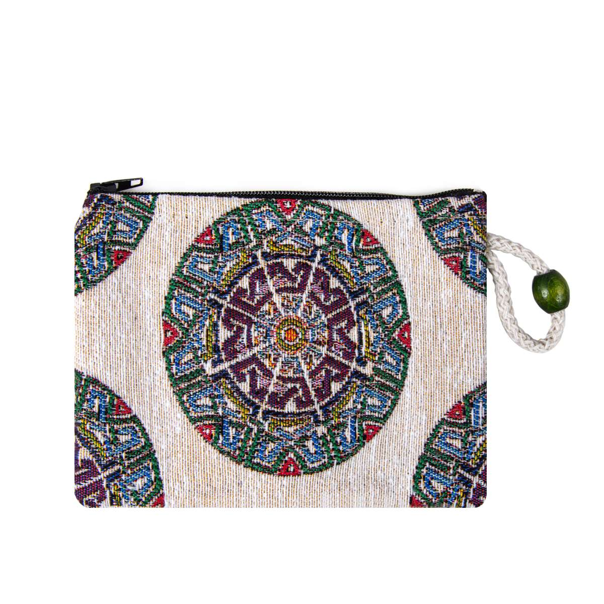 Turkish Inspired Midi Zipper Wallet | Evil Eye, Mandala & Iznik Tile Designs