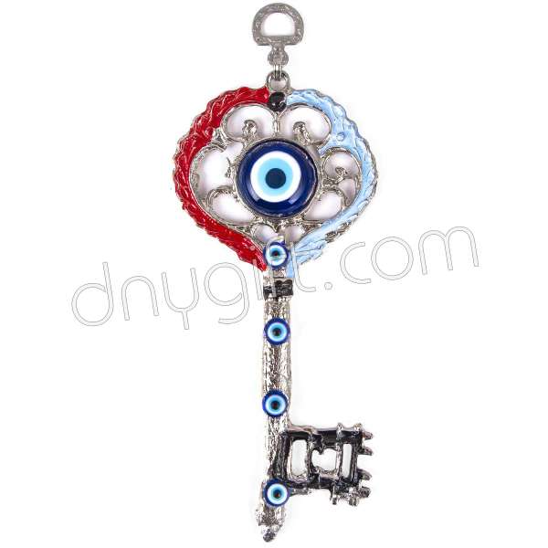 Metal Wall Decor Enamel Big Key