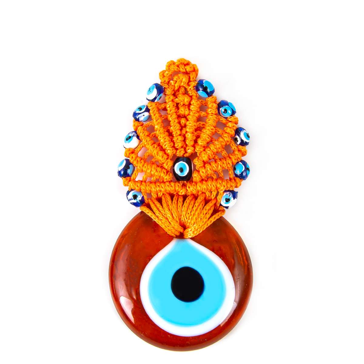 Small  Turkish Evil Eye Wall Hanging No1 – Glass Turkish Wall Decor – Good Luck Gift